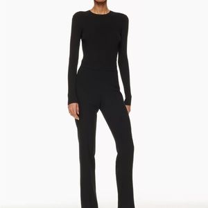 Aritzia Babaton Black Full Length Conan Pant NWT